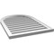 Ekena Millwork Round Top Surface Mount PVC Gable Vent: Functional, w/ 2"W x 1-1/2"P Brickmould Frame, 24"W x 34"H GVPRT24X3402SF - alternate 2